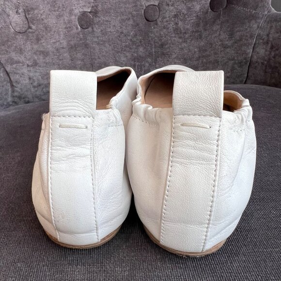 Eileen Fisher Naomi Nappa Leather Ballet Flat – Women’s Size 9 White - Picture 6 of 8